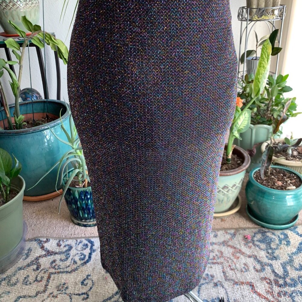Koton Lurex Metallic Glitter Skirt